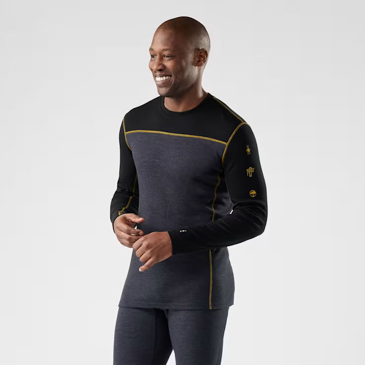 Smartwool Merino Men's Classic Thermal Merino Base Layer Colorblock Crew