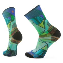 Smartwool Merino Hike Mirror Mountain Print Crew Socks