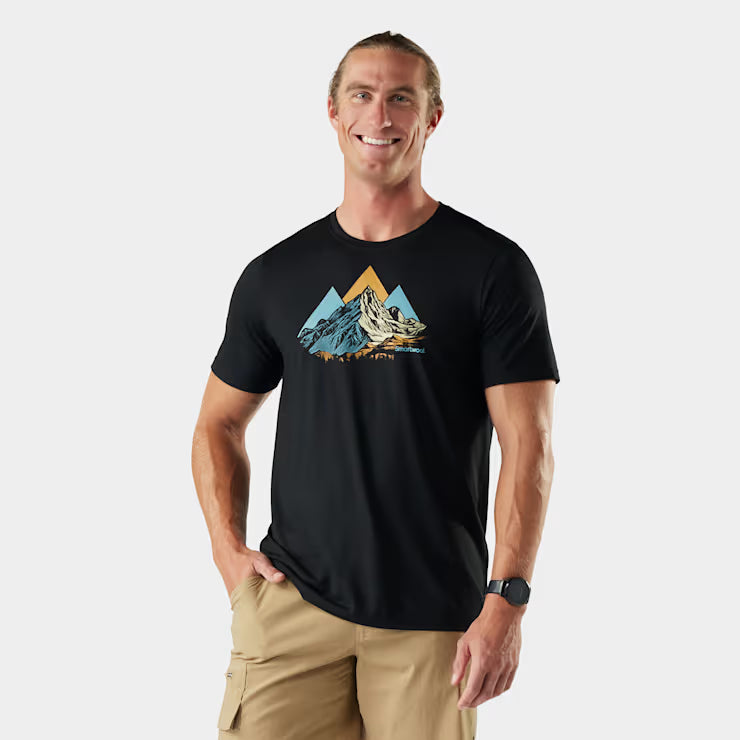 Smartwool Merino Men's Peak Bagger Active Short Sleeve Graphic Tee