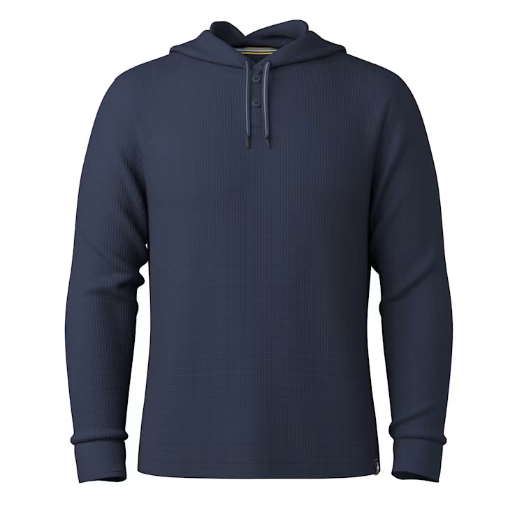 Smartwool Merino Men's Waffle Henley Hoodie - Image 3