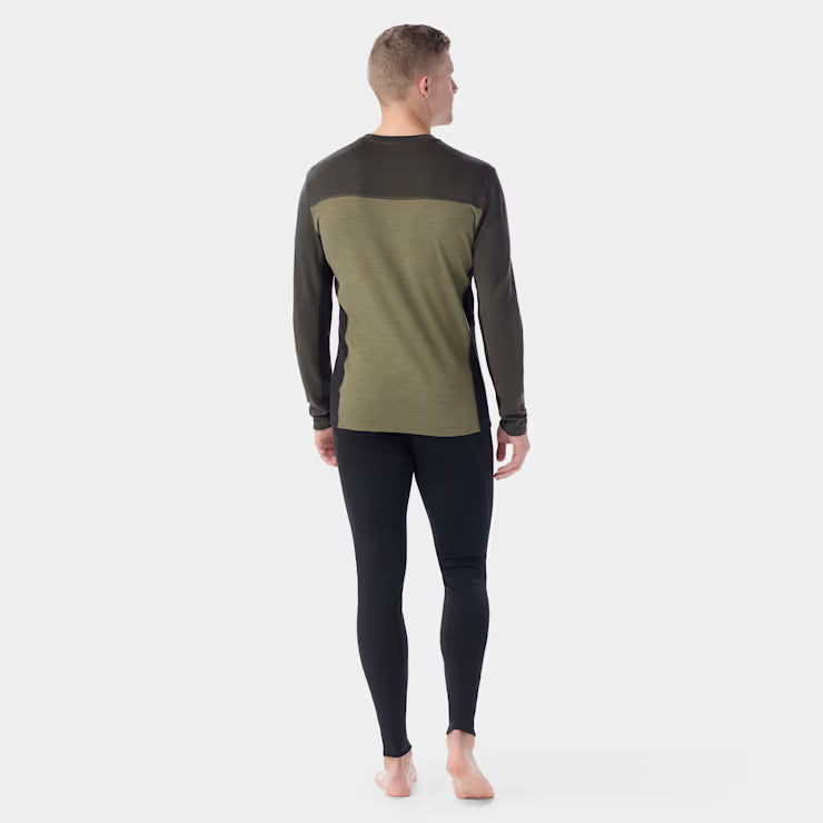 Smartwool Merino Men's Classic Thermal Merino Base Layer Colorblock Crew - Image 2