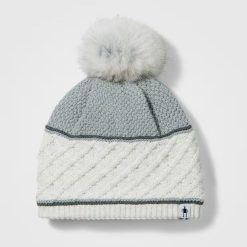 Alternative view of Smartwool Merino Cable Knit Colorblock Pom Beanie