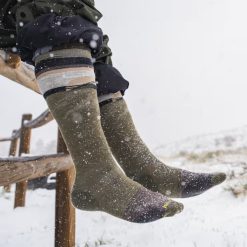Alternative view of Smartwool Merino Snowboard Mountain Sunrise Over The Calf Socks