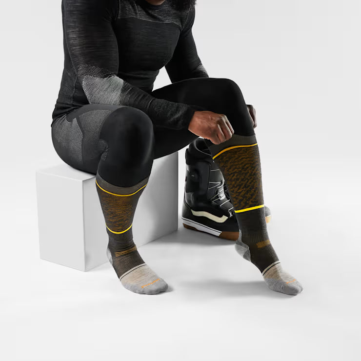 Smartwool Merino Snowboard Retro Line Over The Calf Socks - Image 2