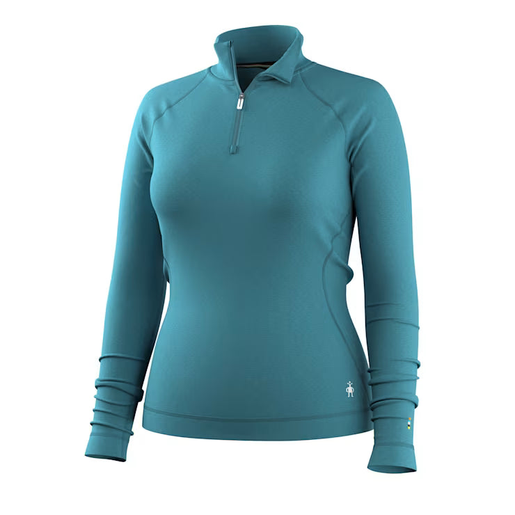 Smartwool Merino Women's Classic Thermal Merino Base Layer 1/4 Zip - Image 2