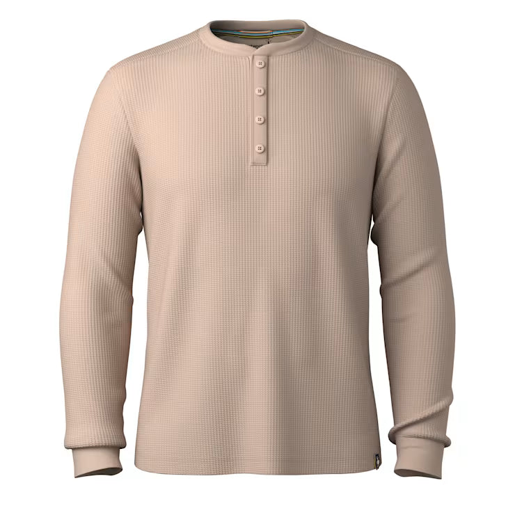 Smartwool Merino Men's Waffle Long Sleeve Henley - Image 3