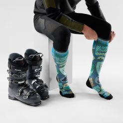 Alternative view of Smartwool Merino Ski Explorer Print Over The Calf Socks
