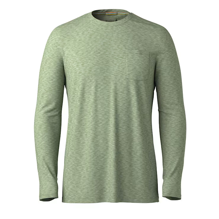 Smartwool Merino Men's Everyday Exploration Merino Long Sleeve Pocket Tee - Image 3