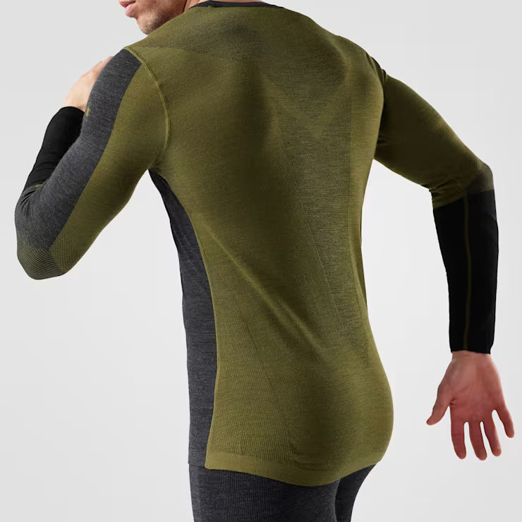 Smartwool Merino Men's Intraknit? Thermal Merino Base Layer Colorblock Crew - Image 2
