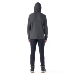 Alternative view of Smartwool Merino Men's Waffle Henley Hoodie