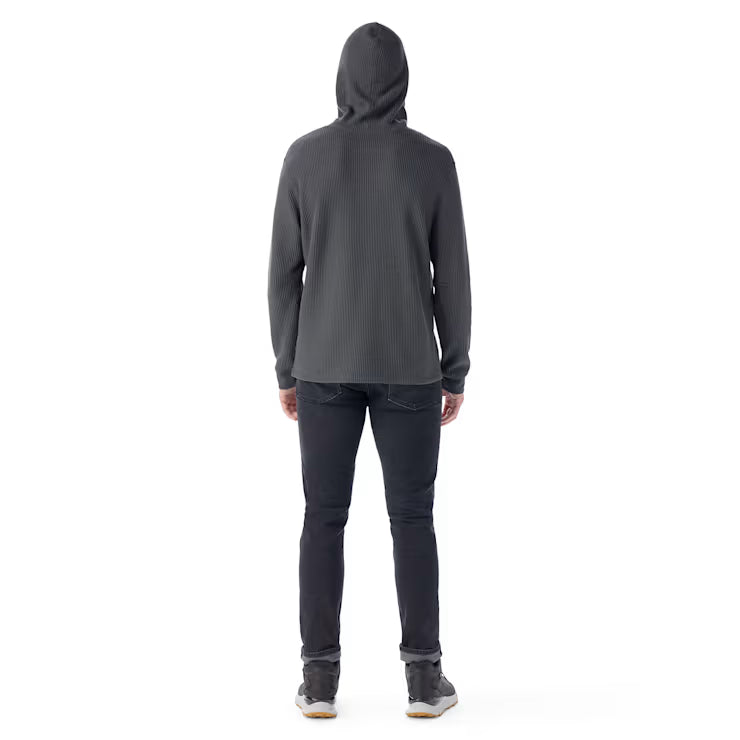 Smartwool Merino Men's Waffle Henley Hoodie - Image 2
