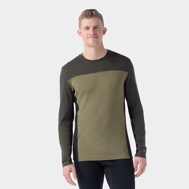 Smartwool Merino Men's Classic Thermal Merino Base Layer Colorblock Crew