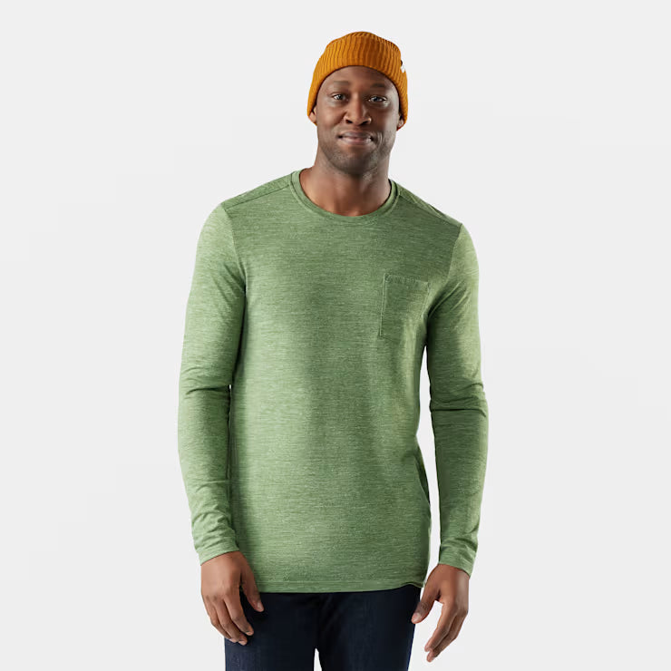Smartwool Merino Men's Everyday Exploration Merino Long Sleeve Pocket Tee