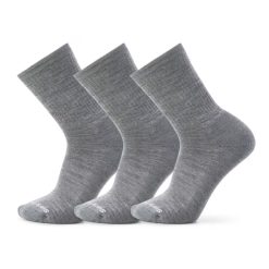 Smartwool Merino Everyday Solid Rib Crew Socks 3-Pack