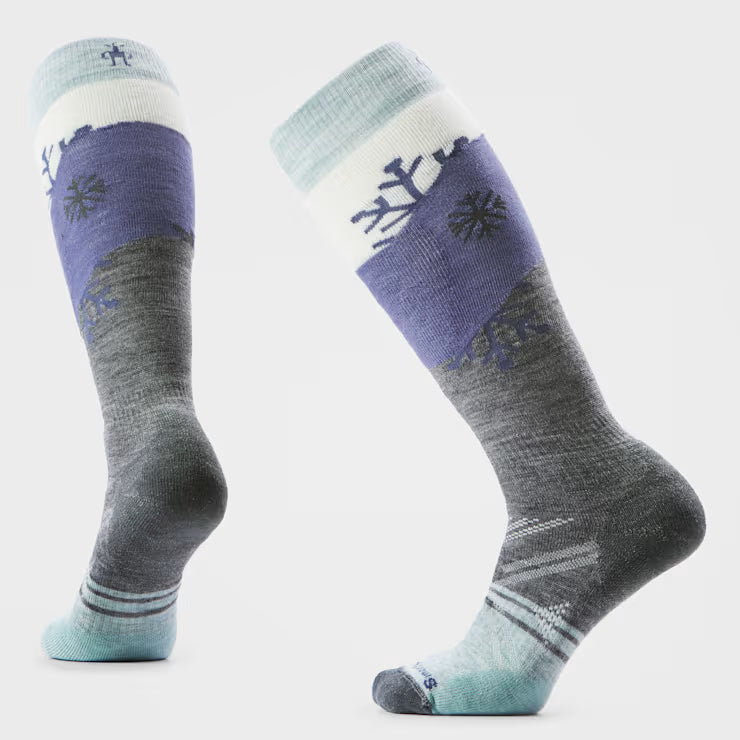 Smartwool Merino Women's Ski Snowpocalypse Pattern Over The Calf Socks