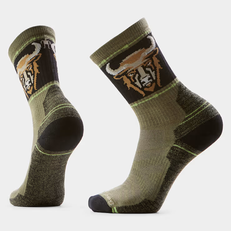 Smartwool Merino Hike Bison Crew Socks