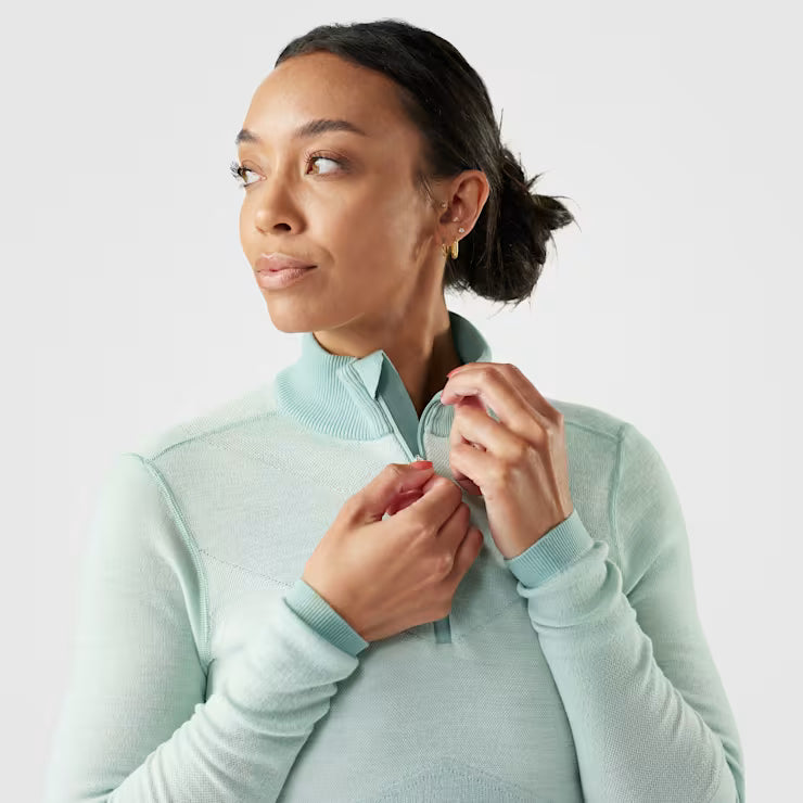 Smartwool Merino Women's Intraknit? Thermal Max Merino Base Layer 1/4 Zip - Image 4