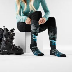 Alternative view of Smartwool Merino Women's Ski Alpine Auroras Over The Calf Socks