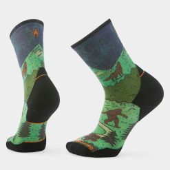 Smartwool Merino Trail Run Neature Print Crew Socks