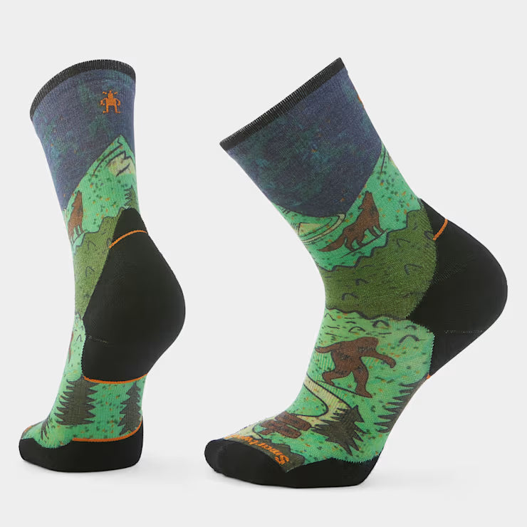 Smartwool Merino Trail Run Neature Print Crew Socks