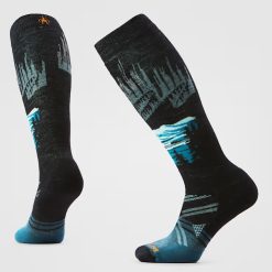 Smartwool Merino Women's Ski Alpine Auroras Over The Calf Socks