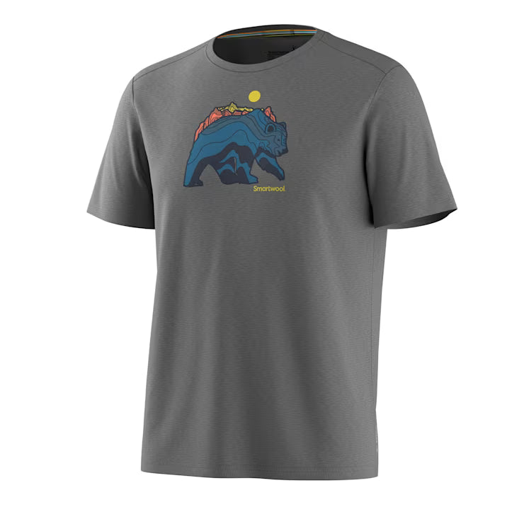 Smartwool Merino Men's Bear Strata Active Short Sleeve Graphic Tee - Image 2