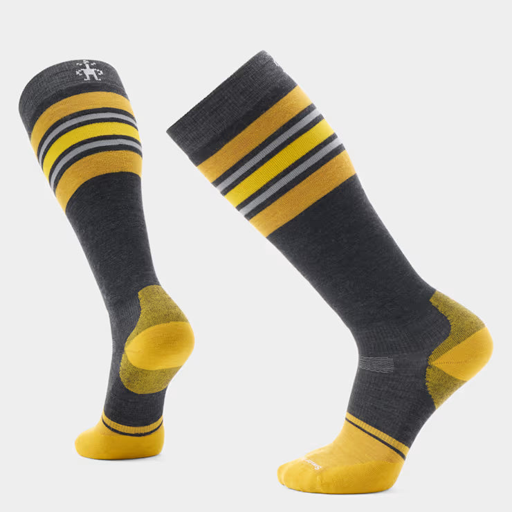 Smartwool Merino Snowboard Stripe Extra Stretch Over The Calf Socks