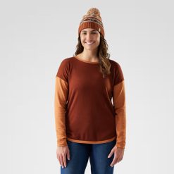 Smartwool Merino Women's Shadow Pine Colorblock Crew Sweater