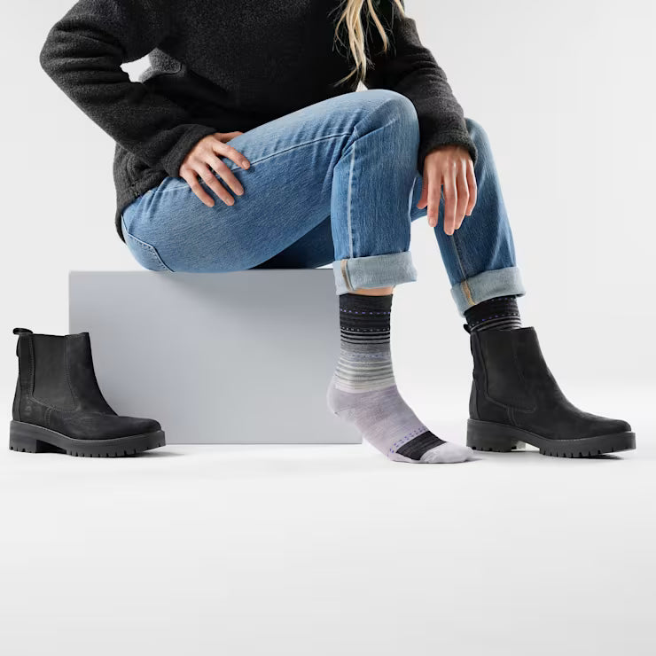 Smartwool Merino Women's Everyday Stitch Stripe Crew Socks - Image 2