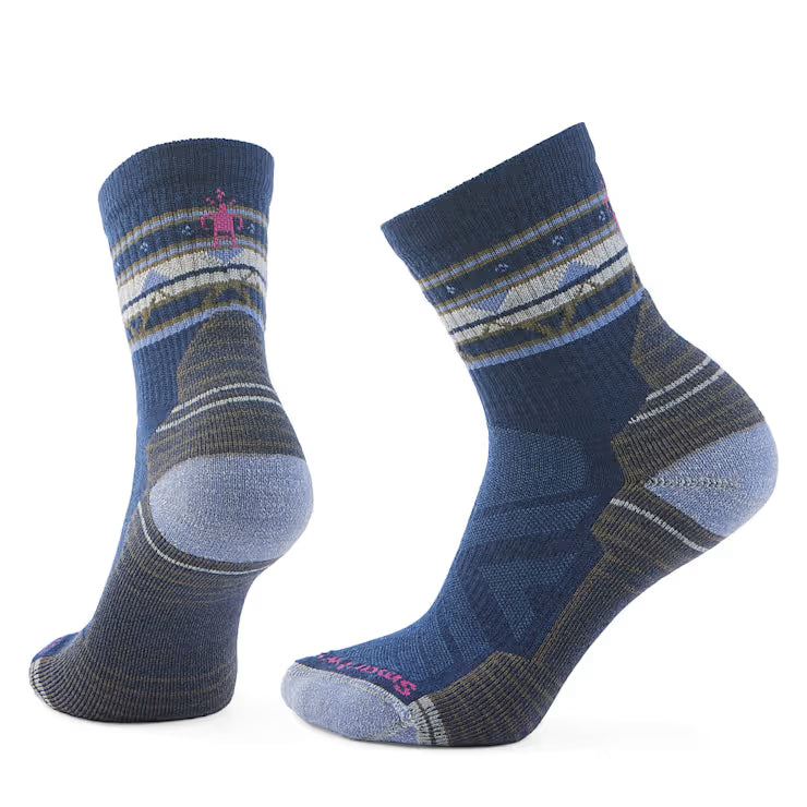 Smartwool Merino Women's Hike Zig Zag Valley Mid Crew Socks