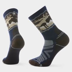 Smartwool Merino Hike Mountain Moose Crew Socks
