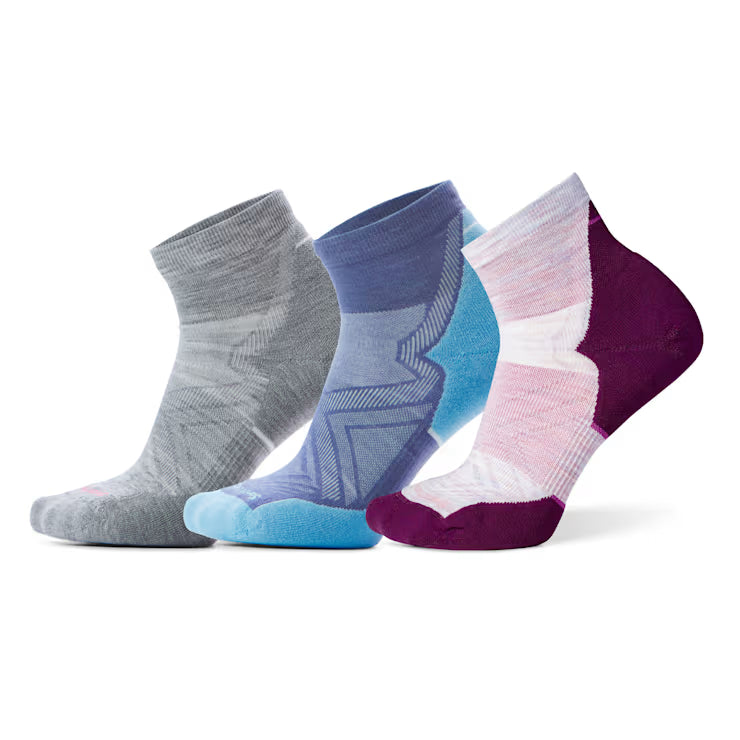 Smartwool Merino Women's Run Ankle Socks Trio Gift Box
