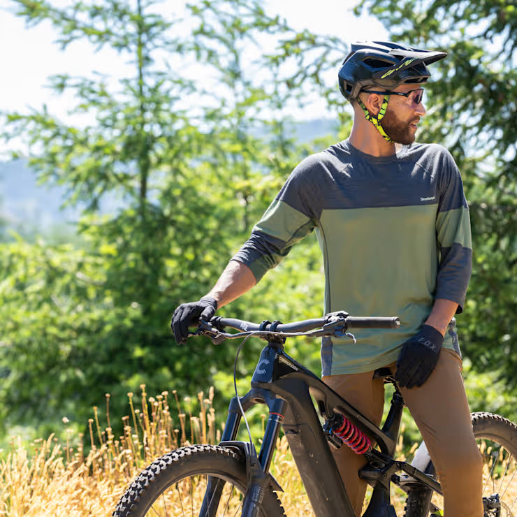 Smartwool Merino Men's Mountain Bike 3/4 Sleeve Jersey - Image 6