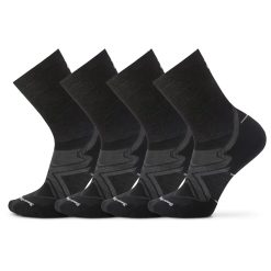 Smartwool Merino Run Cold Weather Crew Socks 4-pack