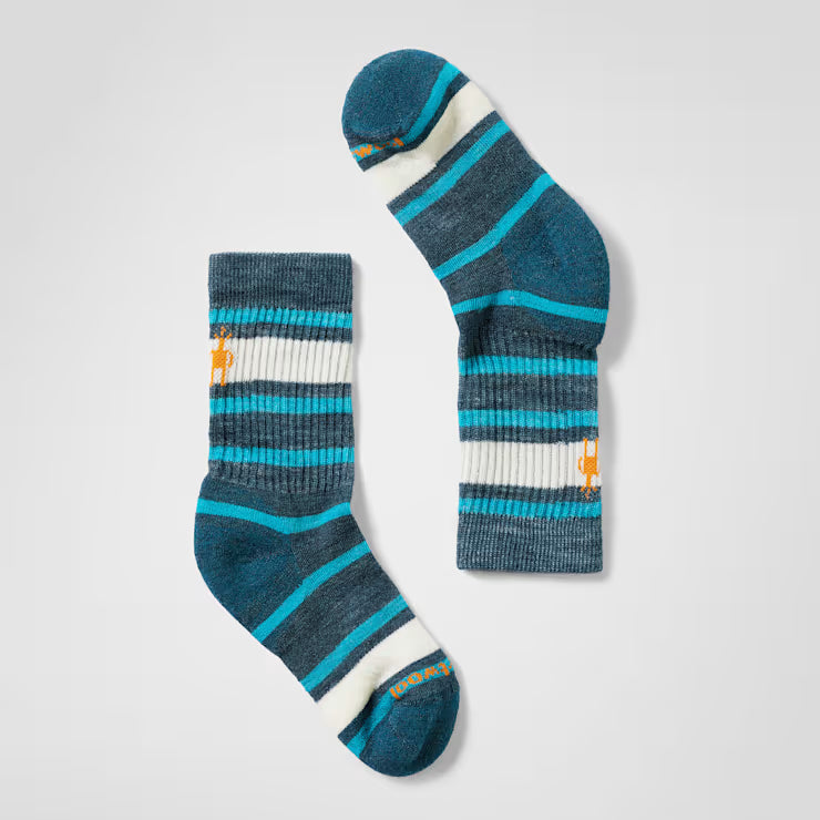 Smartwool Merino Kids' Hike Striped Crew Socks