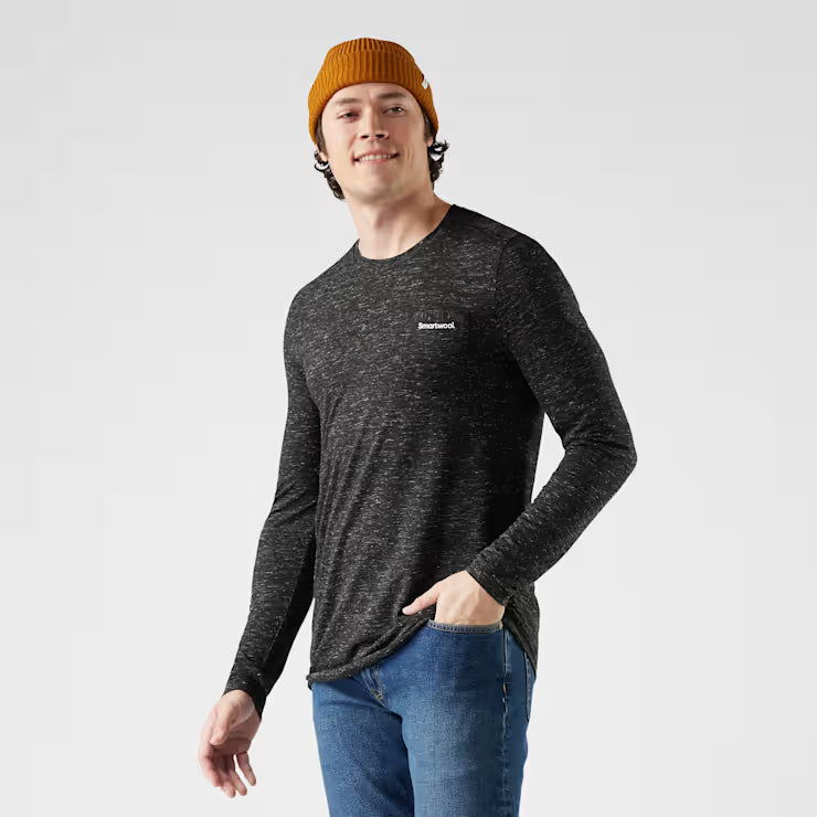 Smartwool Merino Men's Merino Hemp Blend Gear Up Long Sleeve Graphic Tee