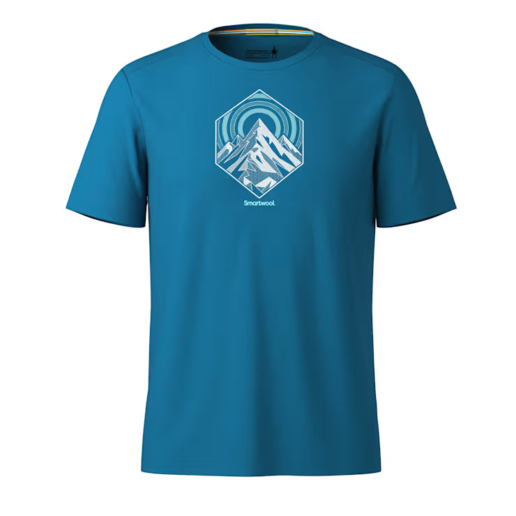 Smartwool Merino Men's Peak Energy Active Short Sleeve Graphic Tee - Image 2
