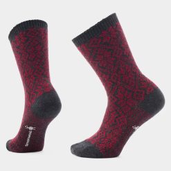 Smartwool Merino Women's Everyday Cozy Traditional Snowflake Crew Socks