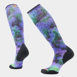 Smartwool Merino Women's Ski Electric Lotus Print Over The Calf Socks